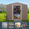 CAVINAS Outdoor Storage Shed Weatherproof Garden Shed with Sliding Door and Apex Roof - 4 of 4