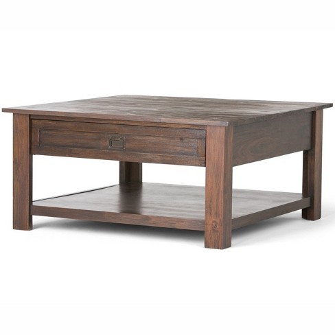 Simpli Home - Lowry Small Desk - Distressed Charcoal Brown