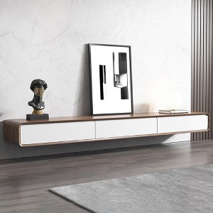 POVISON 79" Minimalist Floating TV Stand, Modern Wall-Mounted Entertainment Center with 3 Drawers,Media Console,TV Console, Perfect for 75-inch TVs - 1 of 4