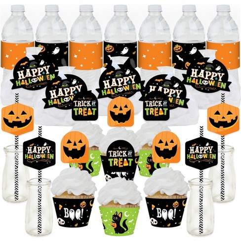 Big Dot Of Happiness Jack-o'-lantern Halloween - Kids Halloween Gift Favor  Bags - Party Goodie Boxes - Set Of 12 : Target