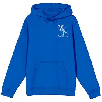 Pabst Blue Ribbon Christmas Special Edition Men's Royal Blue Hoodie