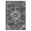Washable Vintage Oriental Rug Non Slip Low Pile Rug Soft Throw Floor Cover Retro Foldable Indoor Carpet for Living Room Bedroom Playroom Nursery - 4 of 4