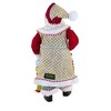 Karen Didion 19.0 Inch Merry Gingerbread Santa Hand-Painted Face, Inset Eyes Santa Figurines - 2 of 3