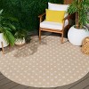 Terrace TER806 Power Loomed UV Resistant Stain Resistant Non-Shedding Indoor/Outdoor Rugs - Safavieh - 2 of 4