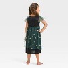 Toddler Girls' Wicked Elphaba Dress-Up NightGown - Black - 2 of 3