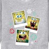 Men's - SpongeBob SquarePants - Festive Christmas Photos Graphic Fleece Sweatshirt - 2 of 4