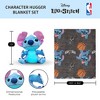 NBA Spin Stitch Hugger Pillow & Silk Touch Throw Blanket Set 40x50 Inches - 4 of 4