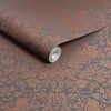 William Morris at Home Strawberry Thief Fibrous Charcoal Wallpaper - 3 of 4