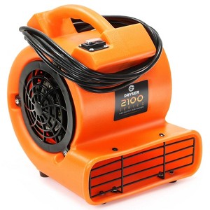 Dryser Mini Air Mover Carpet Dryer 1/12 HP Industrial Floor Fan - Orange Carpet Drying Fan Floor Blower - 1 of 4