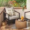 26"x25" Woven Outdoor Deep Seat Back Cushion - Threshold™ - 2 of 4