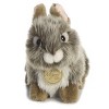 Aurora Small Baby Bunny Miyoni Tots Adorable Stuffed Animal Grey 7" - 3 of 3