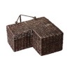 Hastings Home Handmade Woven Wicker Staircase Basket - Brown - 4 of 4