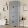 Tramull Multi-Functional Storage Cabinet, 2-Drawer Organizer with Adjustable Shelf for Kitchen, Bathroom & Living Room - 3 of 4