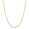 Black Bow Jewelry 2.75mm 10k Yellow Gold D/C Quadruple Rope Chain Necklace, 16 Inch - 3 of 4