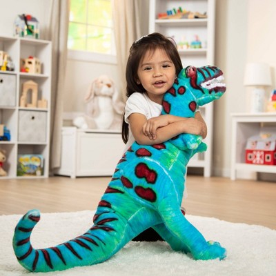 Melissa & Doug Giant T-rex Dinosaur - Lifelike Stuffed Animal (over 2 ...