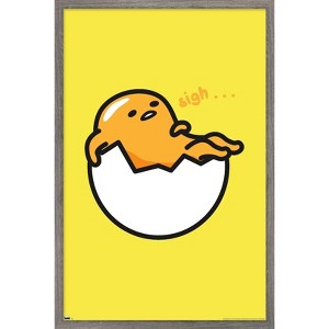 Trends International Gudetama - Sigh Framed Wall Poster Prints - 1 of 4