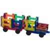 Playmags 2 Piece Train Car Set, Magnetic Car Beds for Magnetic Building Tiles (colors may vary) - 3 of 4