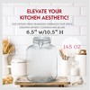 Amici Home Glass Hermetic Preserving Canning Jar Italian Made, Food Storage Jars with Airtight Clamp Seal Lids, Kitchen Canisters - image 2 of 4