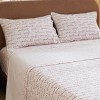 100% Cotton Sheets Bed Set,Ultra Soft & Comfort Brushed Cotton Sheet with Deep Pocket up to 16" - 2 of 4