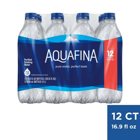 Aquafina Purified Water - 12pk/16.9 fl oz Bottles - image 1 of 3
