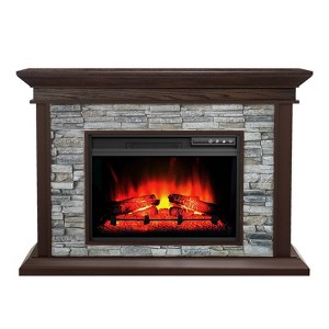 Festivo 50" Faux Stone Freestanding Electric Fireplace - 1 of 4