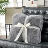 Cozy Bliss Faux Fur Throw Blanket Soft Textured Throw - 4 of 4
