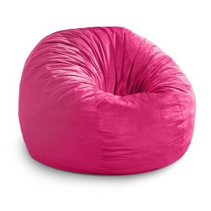 Itopfox Memory Foam Bean Bag Chair with Removable Washable Cover, Soft and Comfortable for Playroom, Living Room, Bedroom - 1 of 4