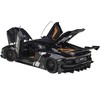 Lamborghini Aventador Liberty Walk LB-Works Livery Black with Carbon Hood Limited Edition 1/18 Model Car by Autoart - 2 of 4