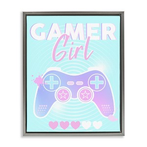 Stupell Industries Gamer Girl Pastel Controller, 31" x 25" - 1 of 4