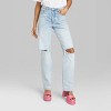 Women's High-Rise EasyRigid Straight Jeans - Wild Fable™ - 2 of 3