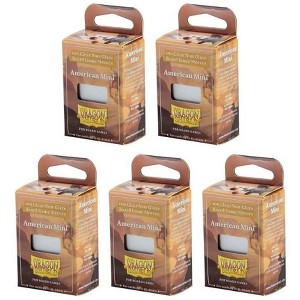 Arcane Tinmen 5 Packs Dragon Shield Board Game Sleeves 100 ct Mini American Size Card Sleeves Value Bundle! - 1 of 1