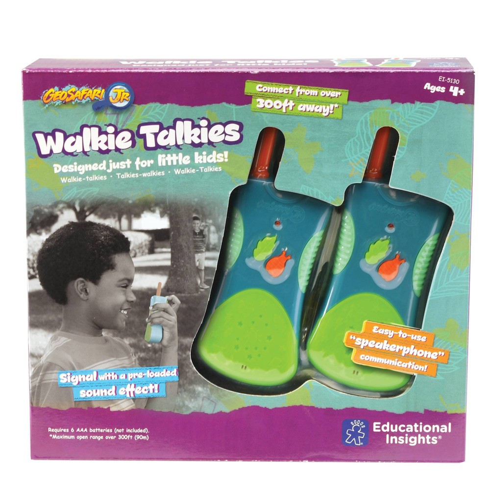 Photos - Educational Toy Educational Insights Geosafari Jr. Walkie Talkie 