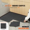 VEVOR Carpet Tiles Peel and Stick, 12” x 12” Squares Self Adhesive Carpet Floor Tile, Soft Padded Carpet Tiles, Easy Install (12 Tiles, Dark Gray) - 3 of 4