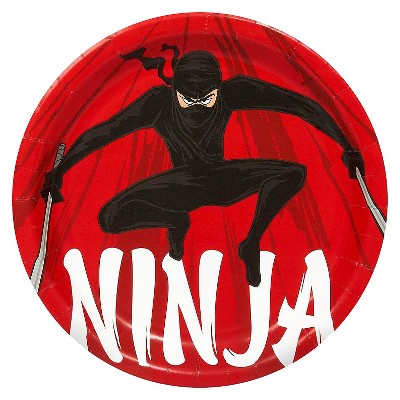 8ct Ninja Warrior Dinner Plate