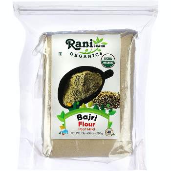 Organic Bajri Flour (pearl Millet) - 64oz (4lbs) 1.81kg - Rani