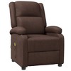 VidaXL Massage Chair Brown Faux Leather - 2 of 4