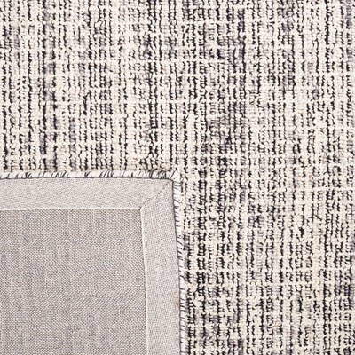 Gray Abstract Hand-Tufted Wool 8' x 10' Area Rug