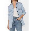 Women's Denim Shirt Jacket - Velvet Heart - 2 of 4