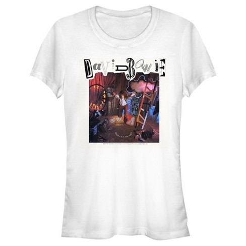 Juniors Womens David Bowie Never Let Me Down T-shirt : Target