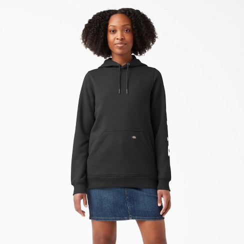 Dickies Women's Heavyweight Logo Sleeve Hoodie : Target