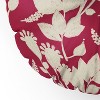 Viviana Gonzalez Floral Magenta vibes Floor Pillow - Deny Desings - image 3 of 4