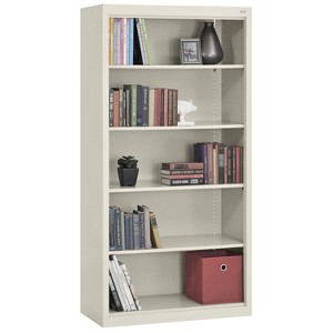 Sandusky Lee 36"Wx18"Dx72"H Welded Bookcase Beige - 1 of 2