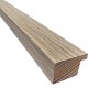 Amanti Art 20"x26" Woodgrain Stripe Mocha Framed Magnetic Dry Erase Board - 2 of 4