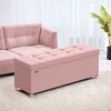 Storage Ottoman Bench, Storage Chest with Lid, 15 x 43.3 x 15.7 Inches, Foot Rest Stool, 30 Gal. (112 L), for Bedroom, Living Room - 4 of 4