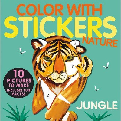 Color with Stickers: Jungle - by  Jonny Marx (Paperback)