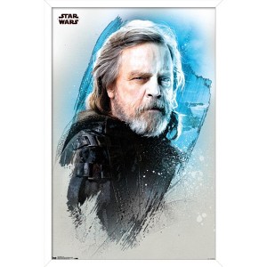 Trends International Star Wars: The Last Jedi - Luke Framed Wall Poster Prints - 1 of 4