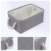 REGALWOVEN Cotton Collapsible Lightweight Sturdy Open Storage Bins 3 Pcs - 2 of 4