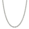 Black Bow Jewelry 6.25mm, Sterling Silver Fancy Solid Rolo Chain Necklace - 3 of 4