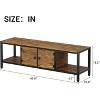 TV Stand for 75" TVs - Entertainment Center w/ Storage Cabinets & Shelves, Anti-Tip Device - Tool-Free Assembly for Living Room - 2 of 4