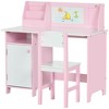 NicBex Home Office Desk 35.5" L Modern Writing Desk and Chair Set with Open Storage Shelves, Whiteboard and Chair for Office, Study, Living Room - 4 of 4